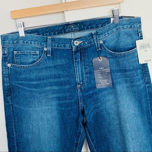🆕 Lucky Brand Sienna Slim Boyfriend Jean - Picture 5 of 8